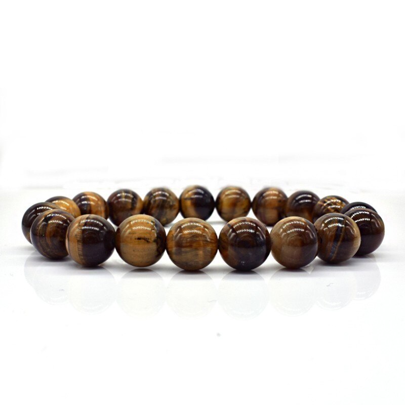NAIQUBE Men Bracelet 10mm beads Bracelet FashionClassic Stone Beaded Charm Bracelets & Bangles For Men Jewelry