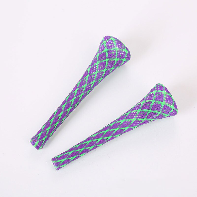 5pieces Random Color Plastic Cat Toys Elastic Cat Interactive Toy Funny Pet Toys rtificial Colorful Cat Teaser Toy Molar Toys