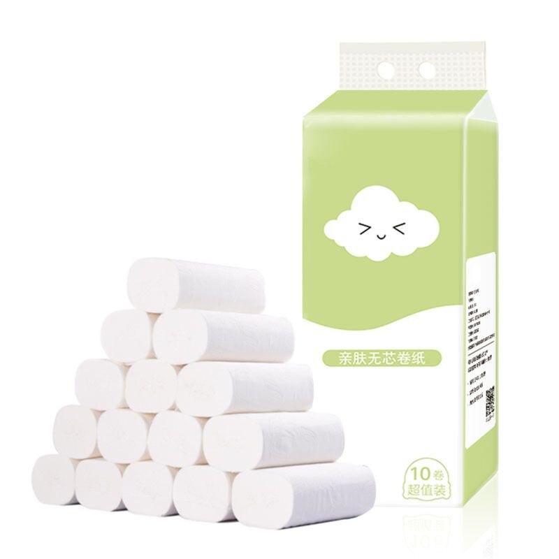 12 rollos de papel higiénico de nubes rollo de papel higiénico Ultra suave rollo de papel higiénico 4 capas 667D