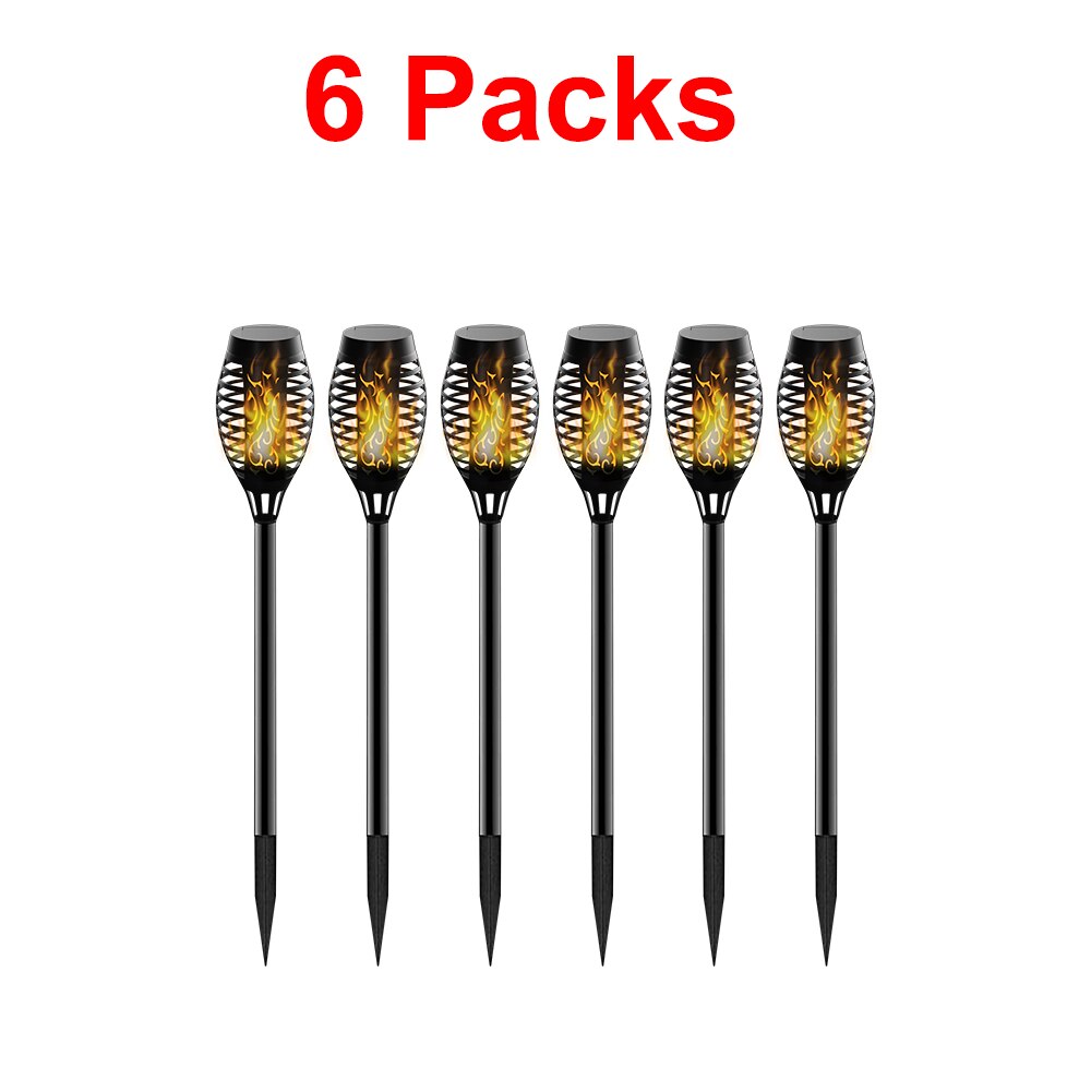 LITOM 12 LED Outdoor Solar Path Torches Lights IP65 Waterproof Dancing Flame Garden Lights Landscape Decoration for Patio Garden: Moon Blue