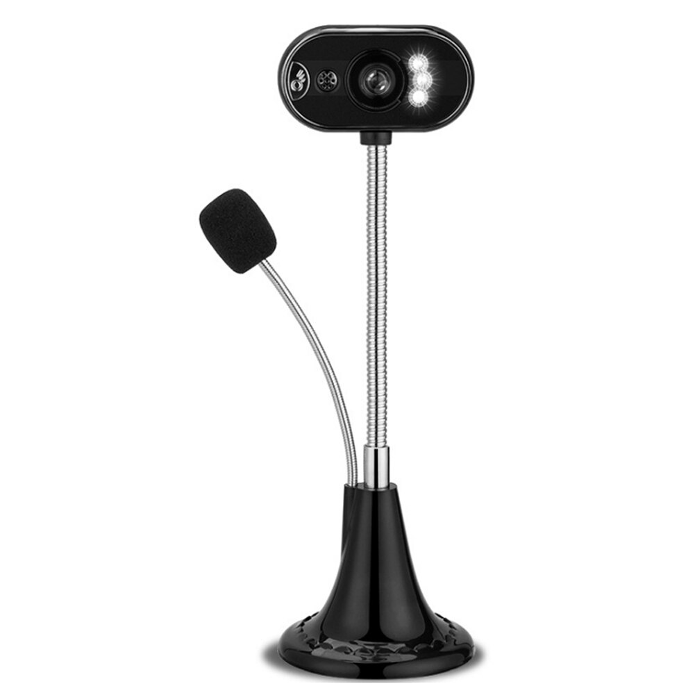 USB HD Webcam Camera with Mic Night Vision for Desktop Computer PC Laptop Home Office SP99