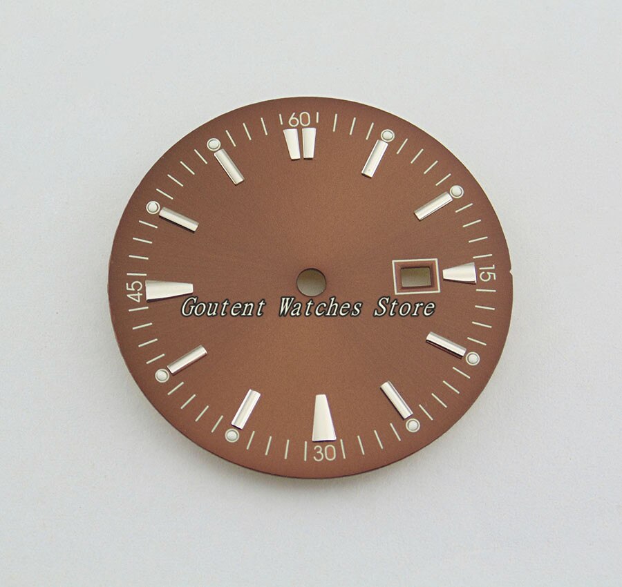 35mm Steriele Wijzerplaat Fit Mingzhu 2813/3804 beweging heren Horloge Gezichten