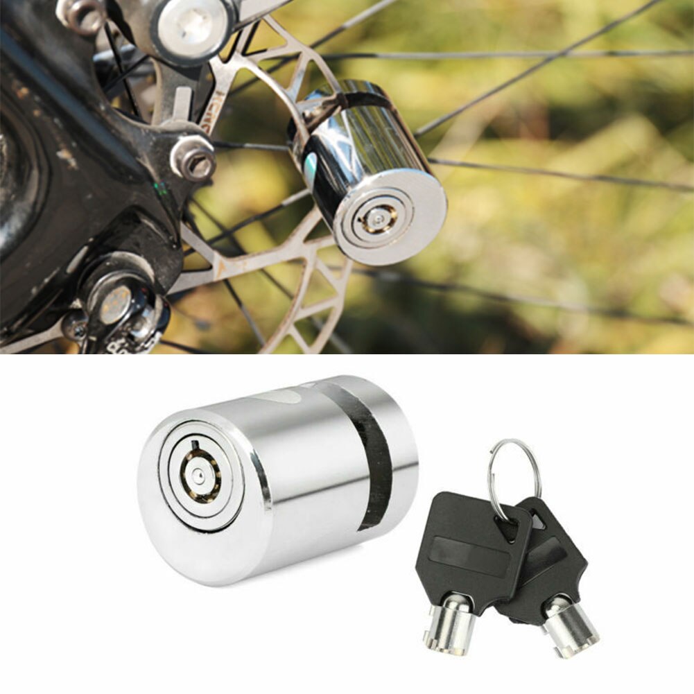 Anti-theft Scooter Bicycle Mountain Bike Disc Brake Lock Silver Waterproof Scooter Disc Lock Motorcycle Security Lock