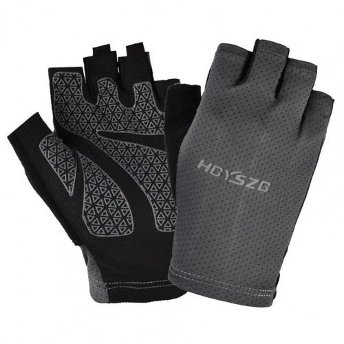 1 para rękawice rowerowe przeciwsłoneczna przeciwpoślizgowa siateczkowa tkanina Outdoor Fitness sportowy oddychające rękawice do jazdy na deskorolce luvas: Dark Gray / XL