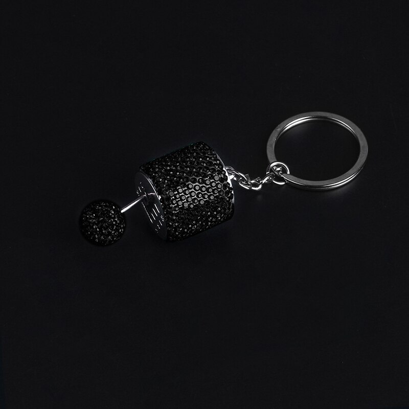 Luxe Auto Sleutelhangers Leuke Auto Hanger Sleutelhanger Auto Sleutelhanger Charme Tas Paar Bag Auto Accessoires Voor Vrouw meisjes: Black