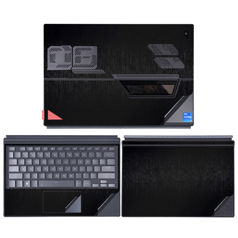 Protection Sticker for ASUS ROG Flow Z13 GZ301Z Ultra Slim Vinyl Decal for ASUS ROG Flow Z13 NoteBook PC Skin Color Optional: Brushed Black