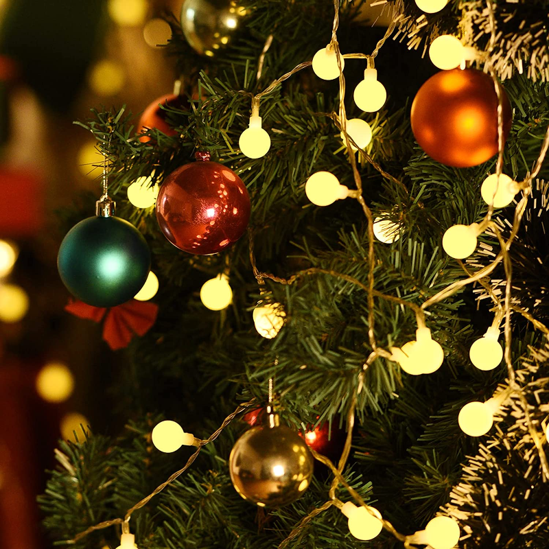 12m USB/Batterie Power Lichterketten Globus Lichterketten wasserdichte Außen lampe Hochzeit Garten Ball Lichterketten Weihnachts dekor
