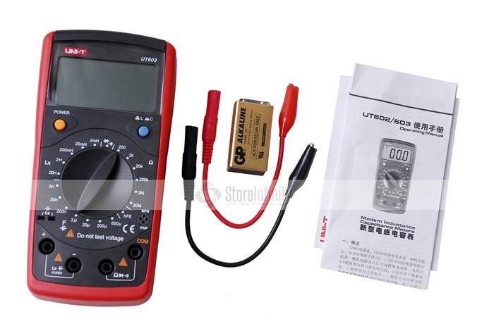 UNI-T UT603 Modern Resistance Inductance Capacitance Meters Testers LCR Meter Capacitors Ohmmeter w/hFE Test