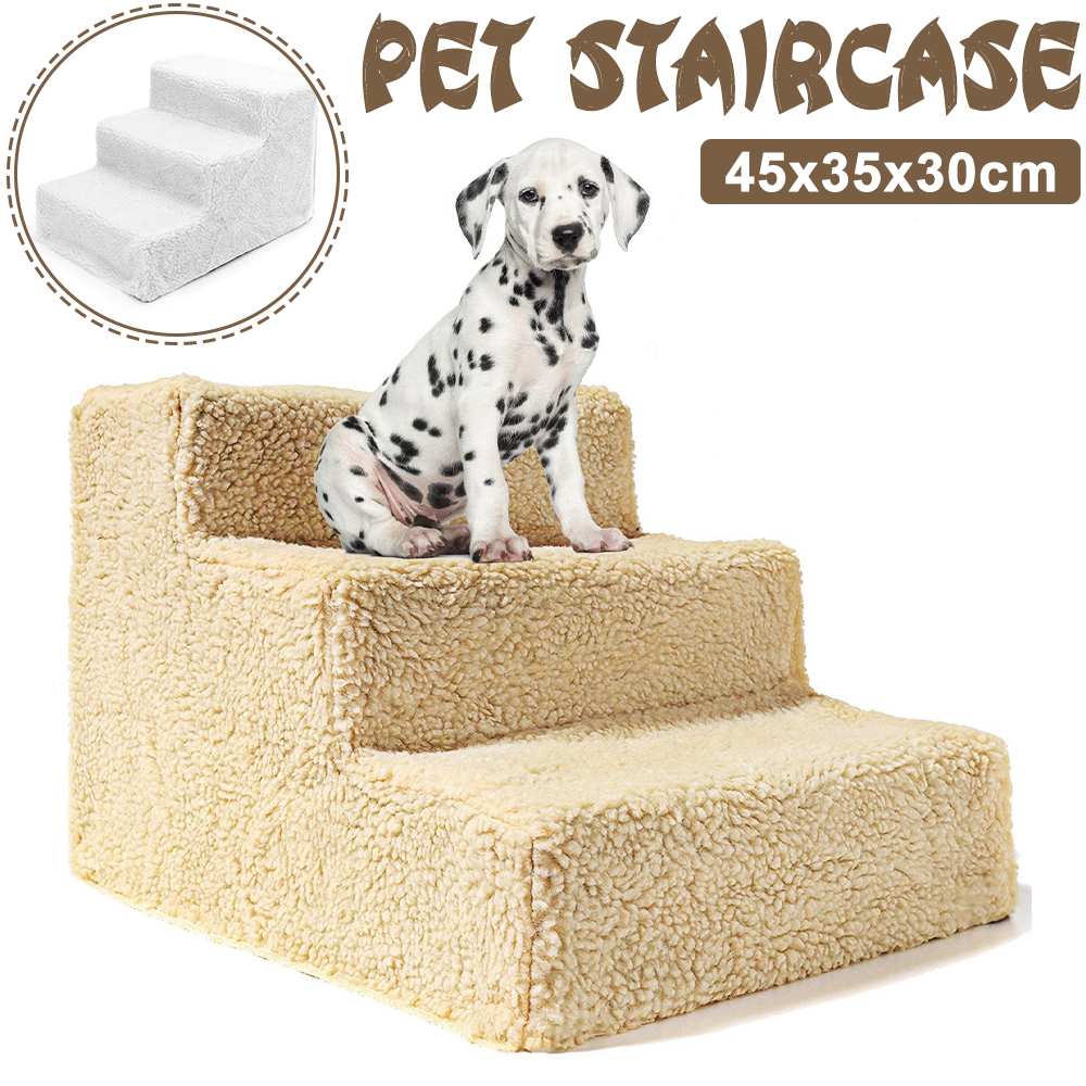 Verwijderbare Puppy Honden Bed Trappen Hond Trappen Huisdier 3 Stappen Trap Voor Kleine Hond Kat Pet Ramp Ladder Anti-slip Hond Huis Dierbenodigdheden