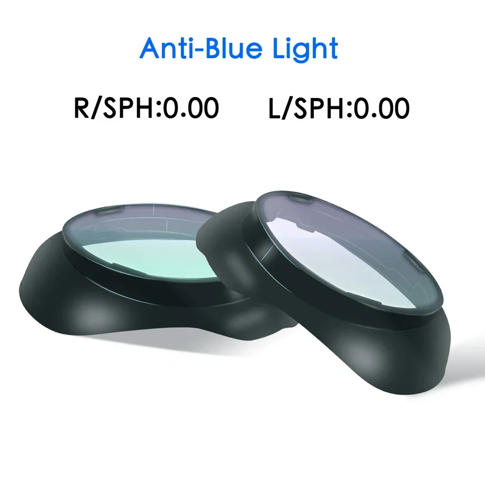 Lentes graduadas VR para Quest 3, lentes para miopía, gafas antiradiación y antiazules, montura de gafas para accesorios Meta Quest 3: Rosa