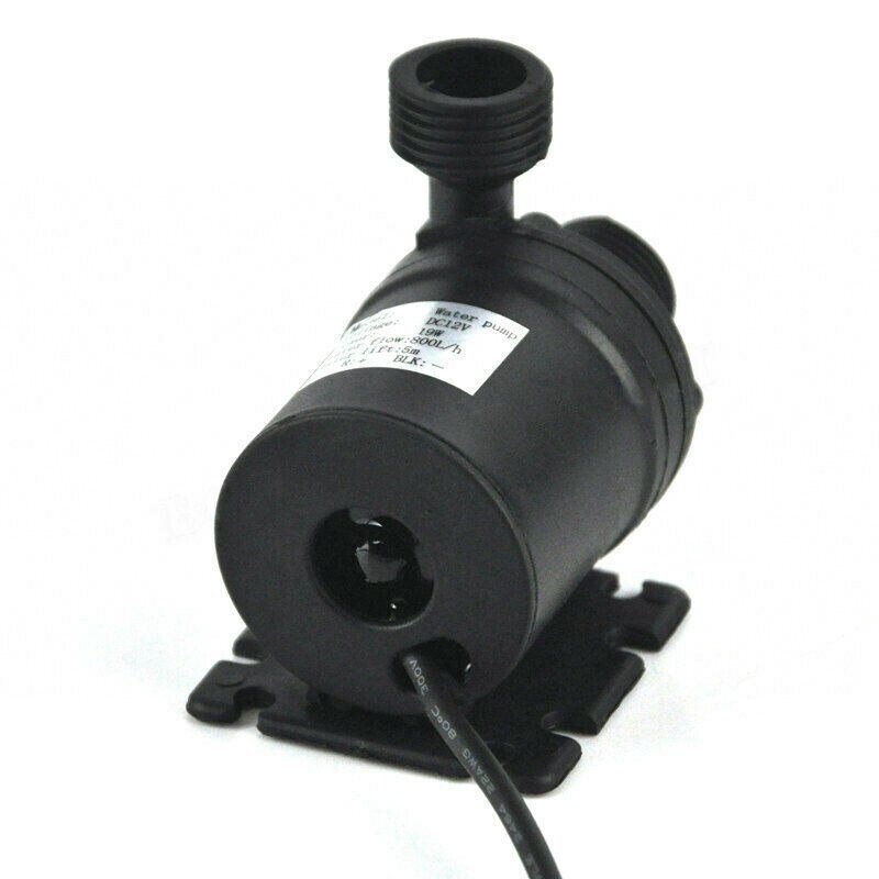 Brushless Water Pump 1/2 Inch Male Thread Centrifugal Submersible Pump 800L/H 210GPH 5M for Water Circulation System