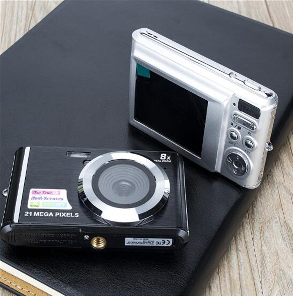 2.7 tommer tft-skærm 21mp zoom digitalkamera tager billeder 8x video børnekamera til børnefødselsdage