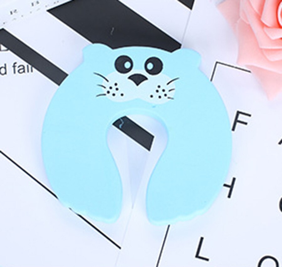 Baby Safety Door Stop Baby Cartoon Safety door Block Eva Door Card Child Safety Door Clip Animal Door Block Baby Hand Clip: Safety Door Clip6