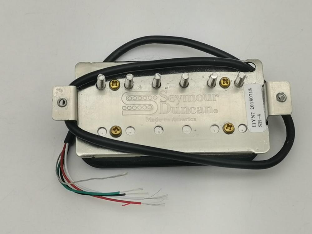 Guitar pickups alnico 5 hals og bro humbucker pickup 4c sæt sorte guitar pickupper