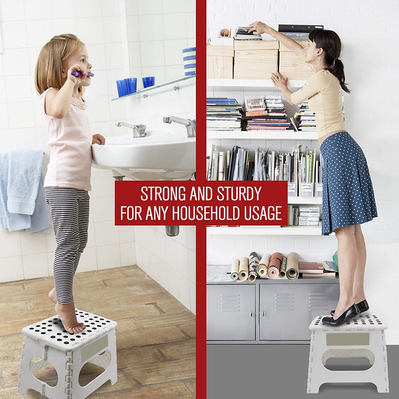 11 Inch Folding Step Stool for Adults and Kids Kitchen Stools Garden Stool