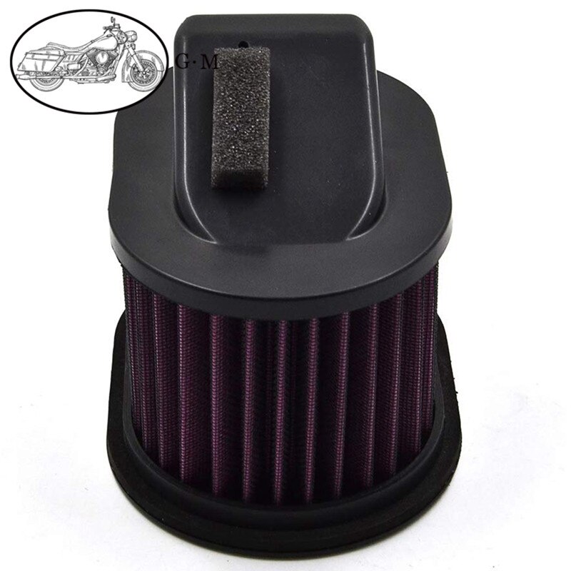 Filtro de ar lavável para motocicleta de kawasaki., modelos z1000, z750, z750r, 2010-z750s, 2016-2018, z800, 2010-2019.