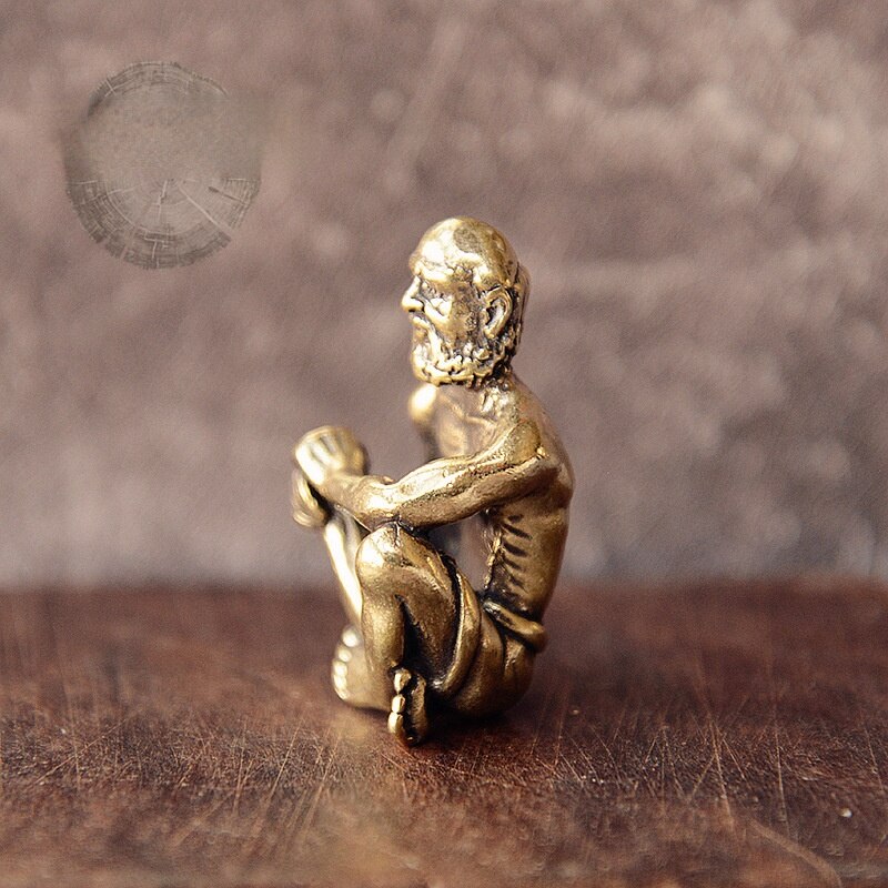 Umbrella Rope Brass Sitting Bitter Monk Dharma Bud Vicedeal