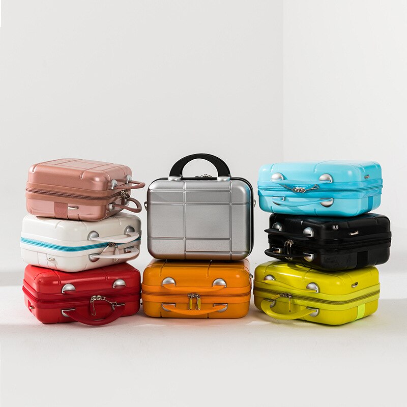 2022 luggage product cosmetic bag diagonal trolley case child luggage small suitcase 13 inch luggage