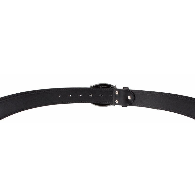 MYMC-Cinturón de cuero sintético sin hebilla para hombre, accesorios de cinturón de bricolaje, cinturones universales para exteriores, banda de cintura hecha a mano de 3,8 cm de ancho