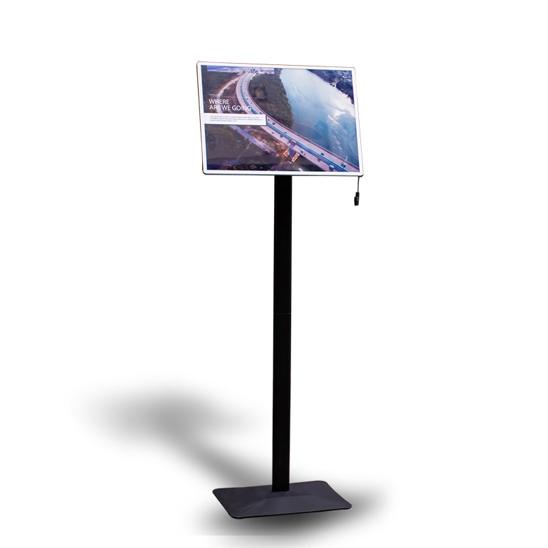 pillars advertising mini sign stand led display poster light box