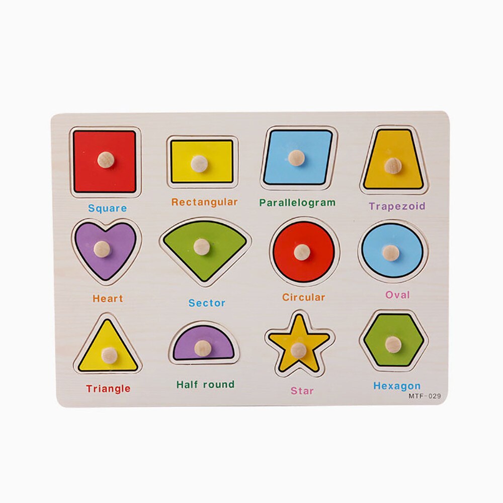 Paper Puzzle toy Arabic Zodiac Signs Handwriting Version Early Educational Kids Toy birthday for kids Letters Craft: F