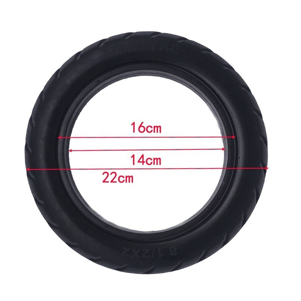 Boodun Replacement For Xiaomi M365 Electric Scooter Solid Tire Skateboard Tyre Non-pneumatic Wheels 8 1/2