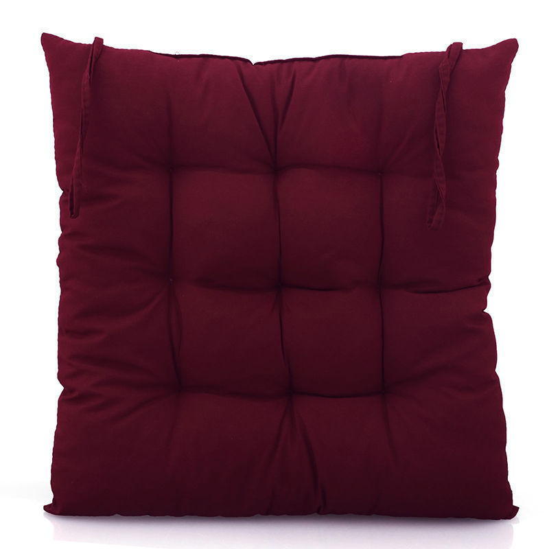 1 stuk kleurrijk zacht thuiskantoor decoratie vierkant katoenen zitkussen kussen billen stoelkussen