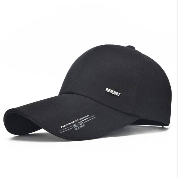 hommes couleur unie casquette de Baseball réglable Snapback plaine camionneur Funky Sport Hip-hop chapeau blanc noir rouge bleu: B