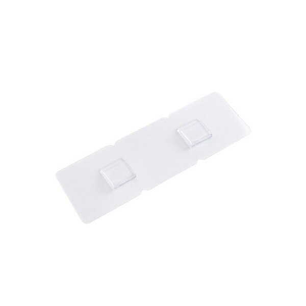 1pc kodin muovikoukkua vedenpitävä tarrakoukku keittiöön kylpyhuone hylly tarra seinään vahva liima koukku ripustin teline: Läpinäkyvä pitkä