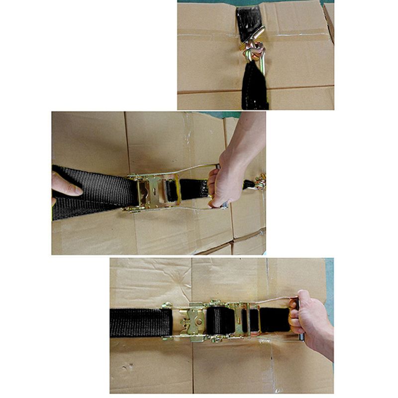 Ratchet Tie-down Endless Loop Lashing Straps 25mm x 6m Heavy Duty Ratchet Webbing Cargo for Cam Buckles Car Trailer Part
