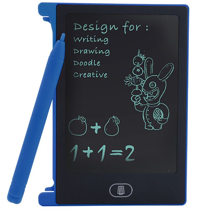 Tekening Speelgoed 4.4 Inch Lcd Schrijven Tablet Board Kinderen Schrijven Pad Tekening Schilderen Grafische Board Kind Creativiteit Verbeelding: Blauw