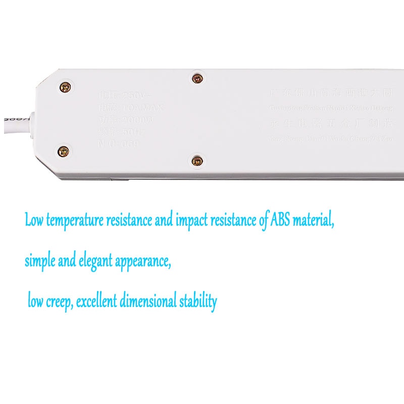 Power Strip AC Electric Multi Universal Outlet Adapter with Switch Rewirable Power Distributor