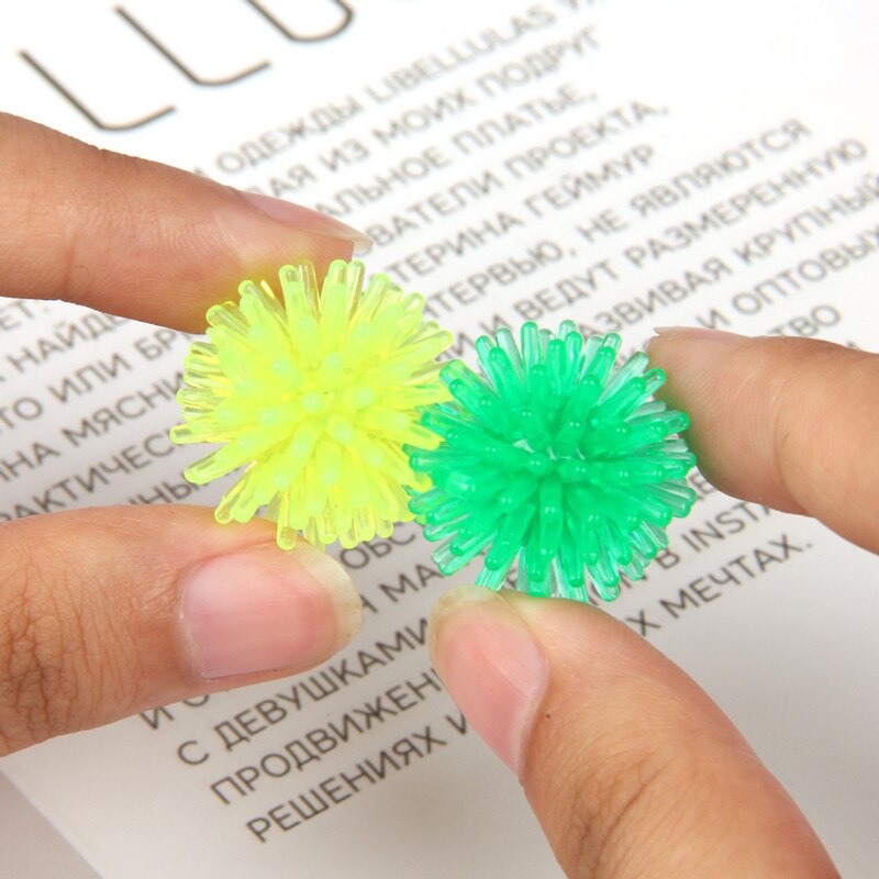 6pcs Spiky Ball Fidget Toy di piccole dimensioni per bambini bambini autismo sensoriale ADHD ansia sollievo Juguete Antiestres esercizio Grip Ball