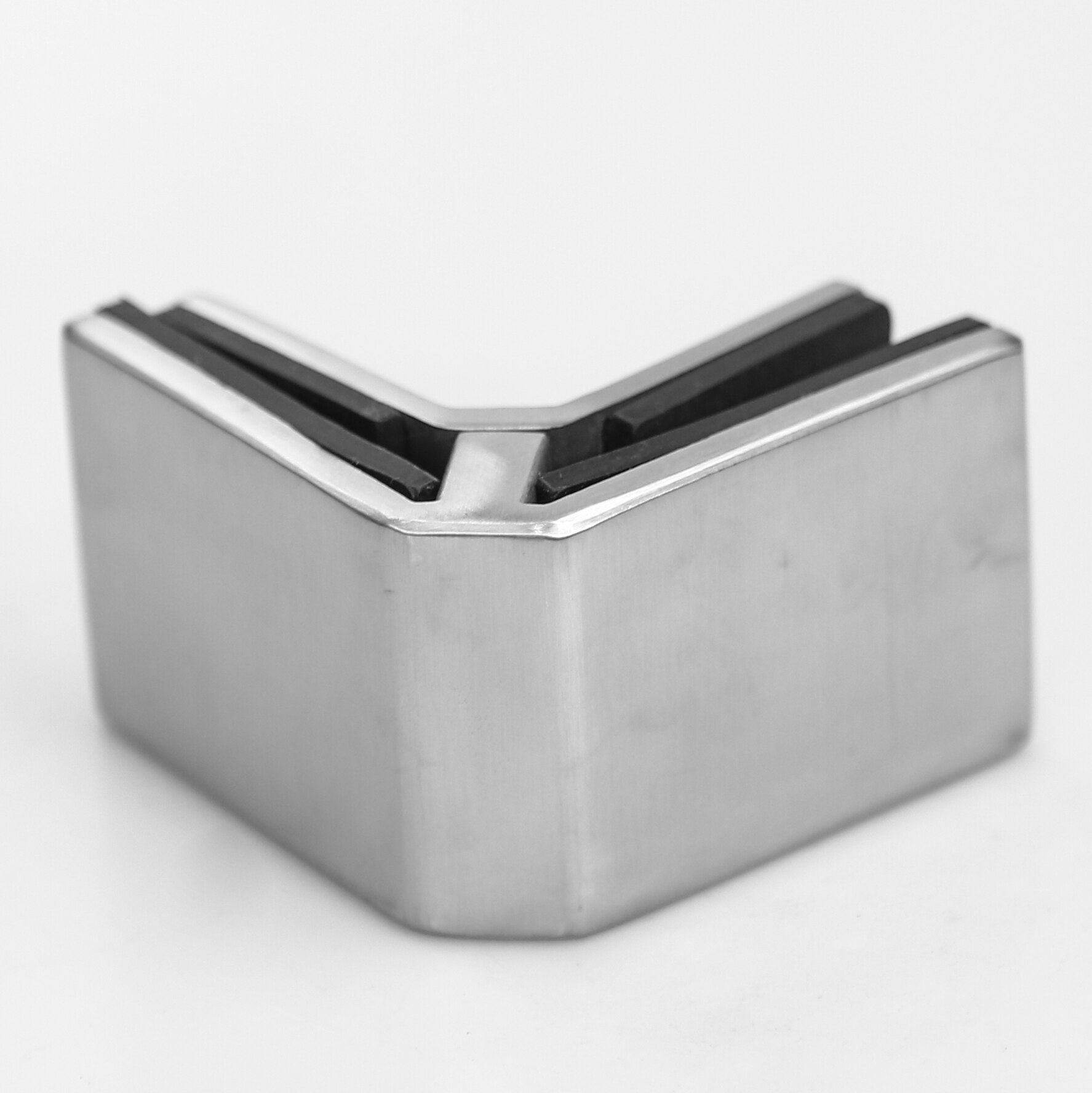 SS316 90 Degree Glass To Glass Corner Bracket