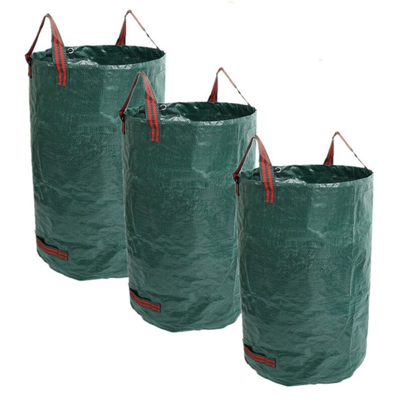 120L/272L/300L/500L Grote Tuin Bag Heavy Duty Leaf Bag Herbruikbare Afval Tas