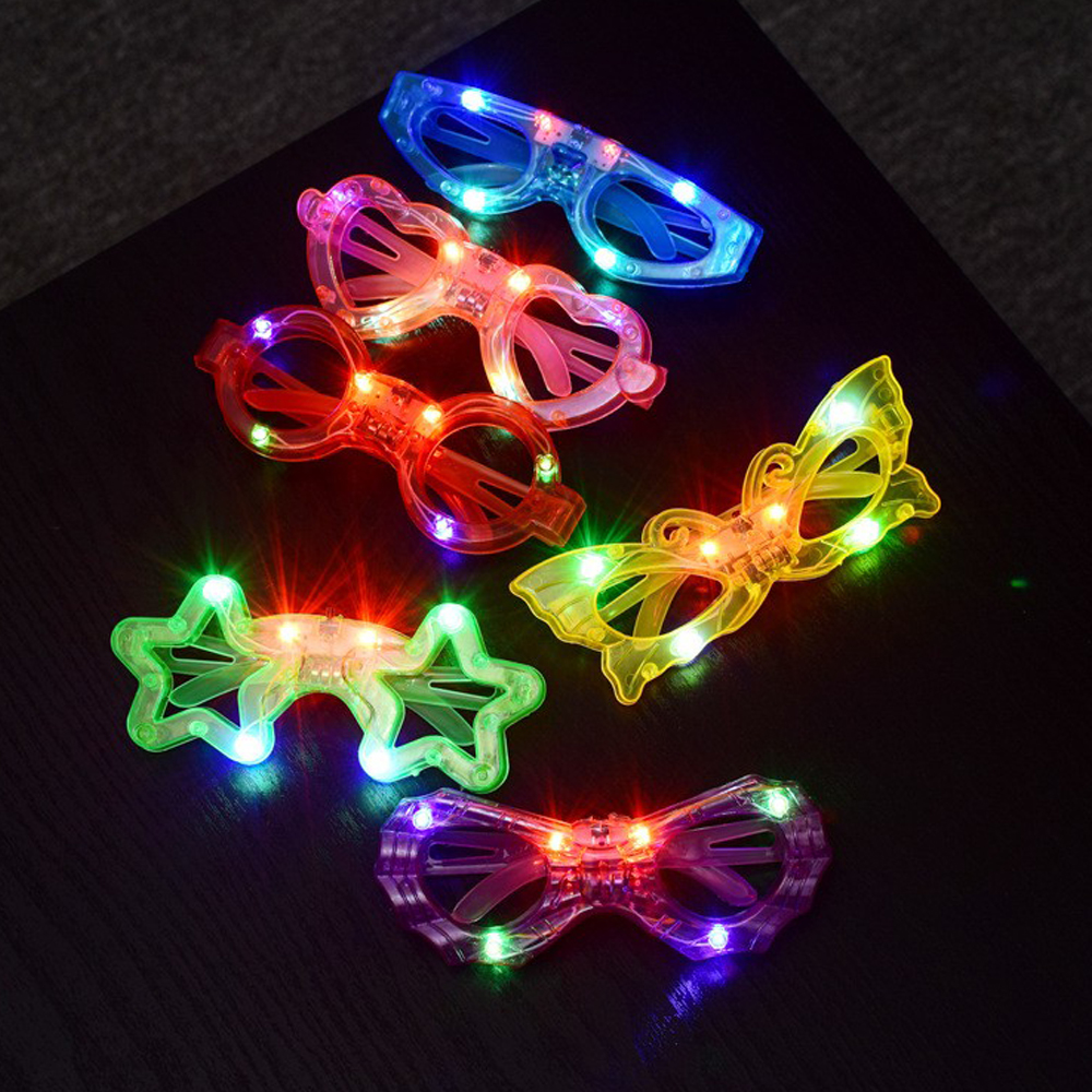 Glow In The Dark Brillen Bulk Led-Up Bril 2024 Bruiloft Decor Feest Gunsten Glow Bril Voor Kinderen Volwassenen Feestartikelen: Deep Sapphire