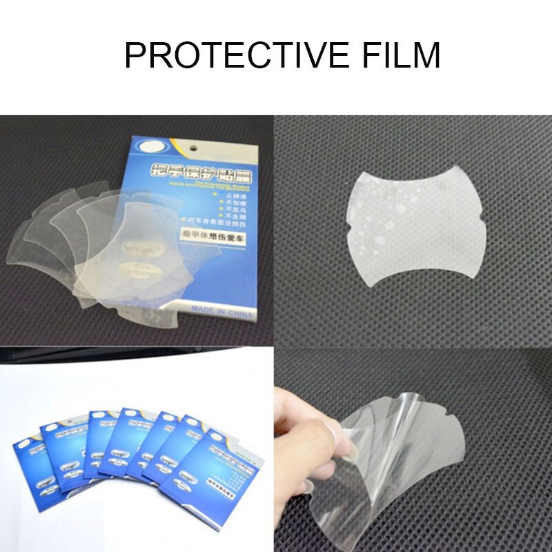 4/8Pcs Car Door Handle Protective Film Universal Transparent Car Door Handle Sticker Scratches Resistant Protection Film M8617