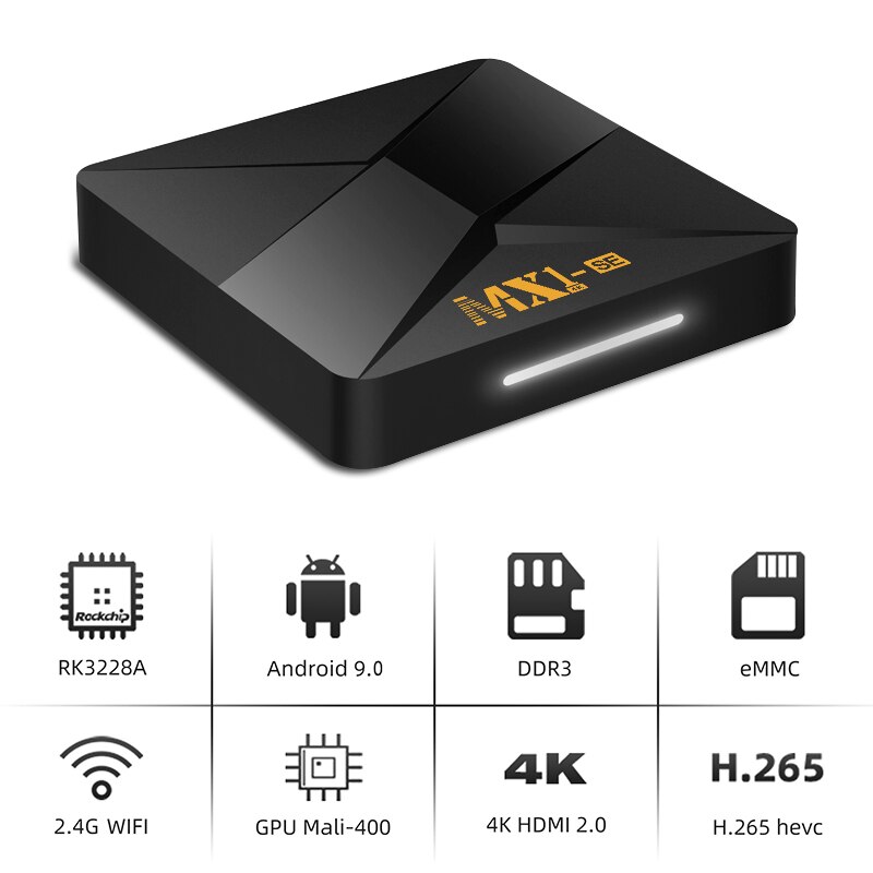 M96 MX1-SE RK3228A Smart Android Tv Box 8Gb 16Gb Wifi Smart Android Set Top Box Pk Mini