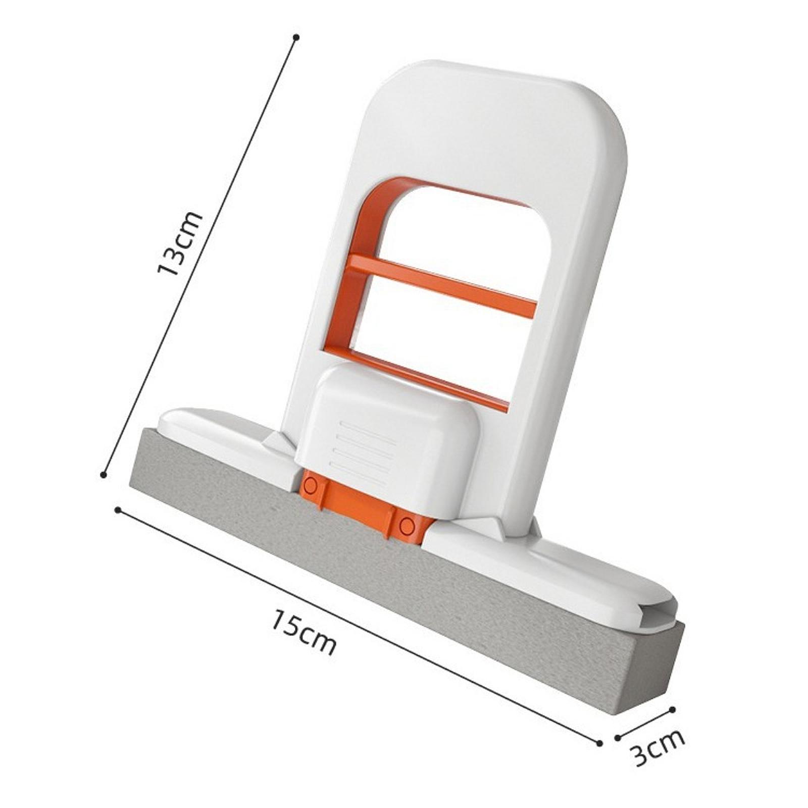 Self Wringing Compact Mop with Squeeze Bar Kitchen Counters Mop Strong Absorption for Tight Corners Multipurpose Hanging