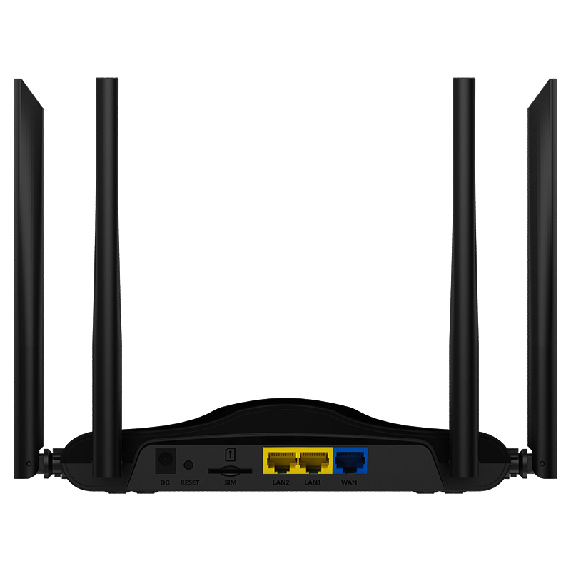 DNXT 4G LTE CPE Hotspot WiFi Router Laptop Broadband 3 Ports Modem 5g Mifi Sim Card With 4 Antenna Portable Network