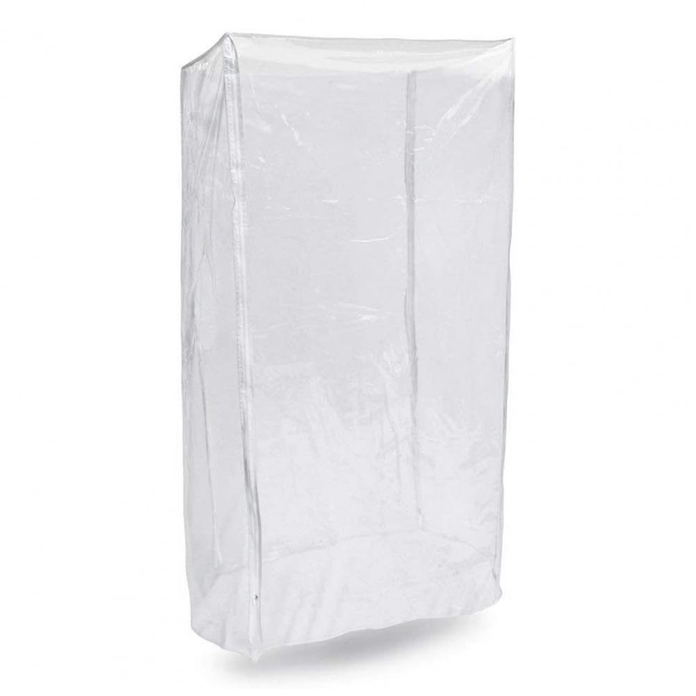 Bread Rack Cover Tear-resistant Transparent Zipper Closure Bun Pan Rack Cover Reinforced Seams Bread Rack Case For Home Bakery: WHITE