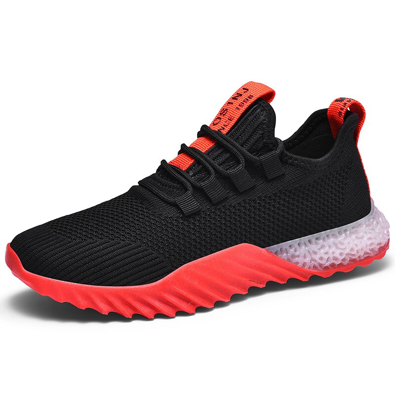 Tenis Femenino Tenis Mujer femmes Tennis chaussures respirant à lacets maille chaussette Femme baskets chaussures de sport Chaussure Femme: Black / 9