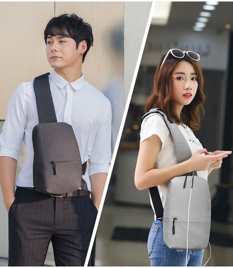 Female Male Travel Bag Shoulder Bag Chest Pack Business shoulder bags Anti theft Crossbody Bag Casual Style Bags