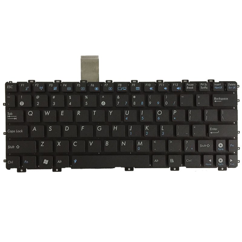 Teclado de ordenador portátil de EE. UU. Para Asus Eee PC EPC 1015, 1015B, 1015PN, 1015PW, 1015T, 1011px, 1015BX, 1015CX, 1015PX, 1025, 1025C, TF101, 1025CE,