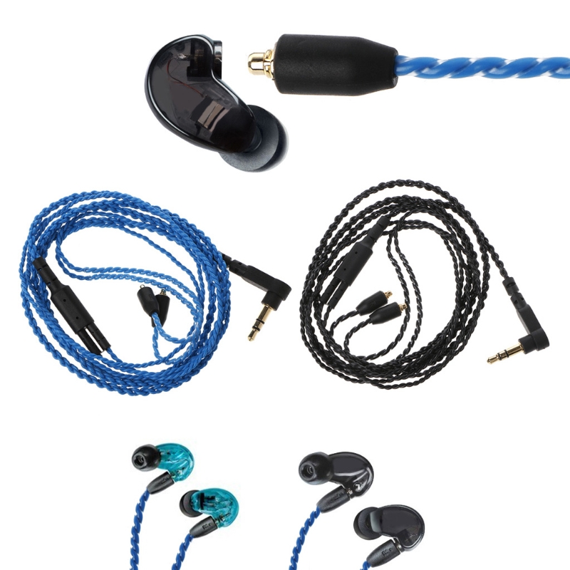 1.2M Bedrade Headset 3.5Mm Plug In-Ear Diepe Bas Stereo Oordopjes Gaming Headset Met Microfoon Voor Shure SE315 SE535 SE846