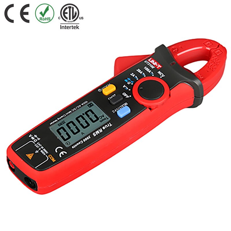 UNI-T UT210E UT-210E True Rms Ac/Dc Stroom Mini Clamp Meter W/Capaciteit Tester Digitale Aarde Ground Multimeter megohmmeter