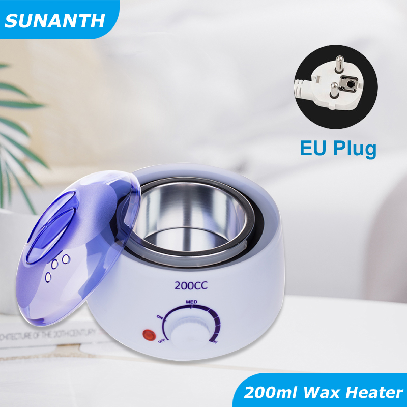 Elektrische Wax Heater Wax Machine Paraffine Pot Warmer Ontharing Waxen Machine Wax-melt Epilator Quick Heater: Rood