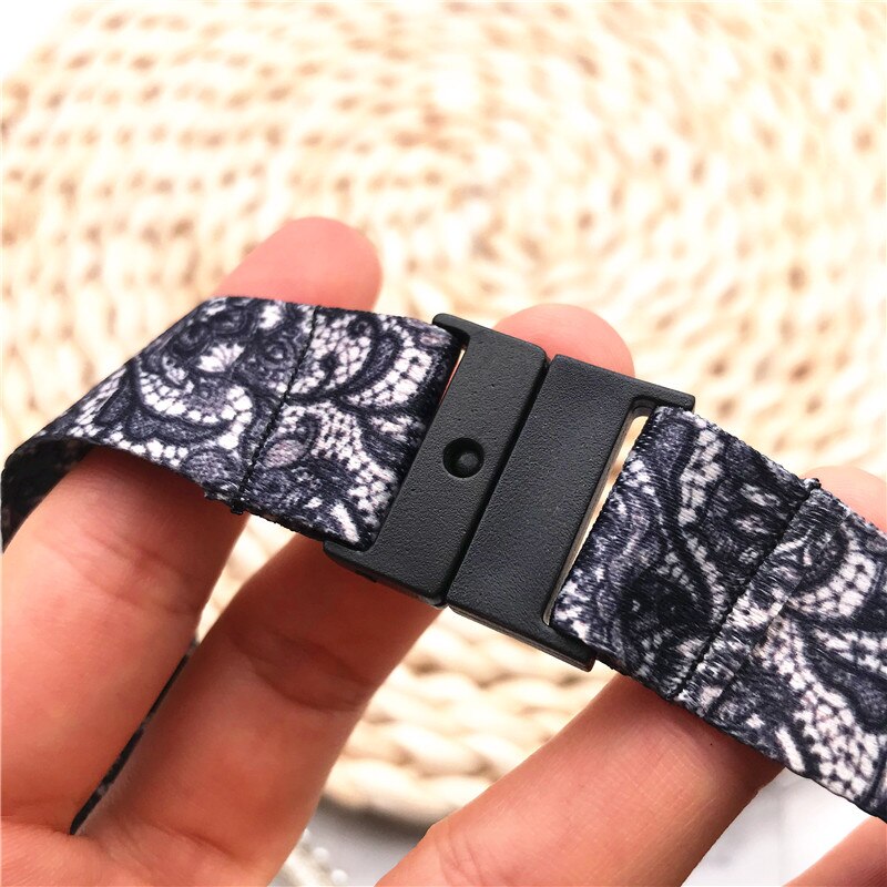 Double Sides Lace Printing Pattern For Key ID Card Mobile Phone Accessories Phone Charm Lanyard Neck Strap Cord USB Badge Holder