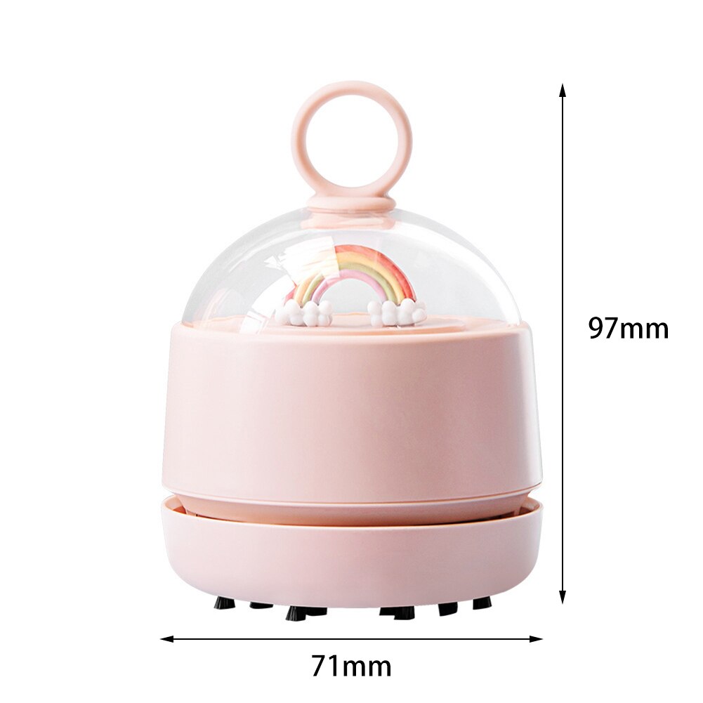 Handheld Desktop Vacuum Cleaner Rechargeable Mini Portable Household Cleaning Tool Sweeper Car Laptop Keyboard