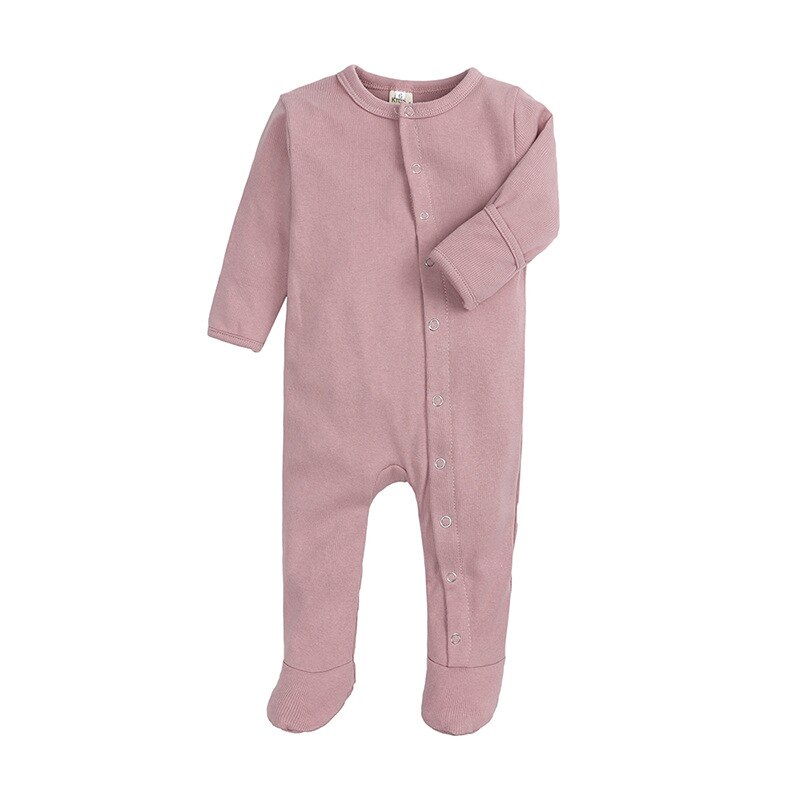 Kleinkind Gesamt Neugeborenen Baby Jungen Lange Strampler Herbst Winter Klar Tasten Baumwolle Kleidung Outfits Für Kleinkind 0-12 monate: Beige / 9-12m